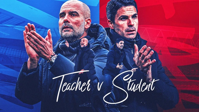 Pep Guardiola và Arteta 'khẩu chiến' dữ dội, tình thầy trò chấm dứt từ đây - Ảnh 1.